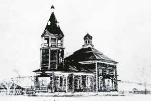 Екатерининская церковь, с. Берёзовское. Построенная в 1891 г. Разрушина при Советской власти