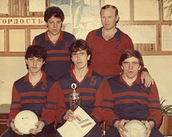 Волейбольная команда п. Курагино, 1990 г.