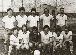 Футбольная команда Моторского ЛПХ,1975 г.