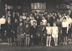 Участники Курагинской районной комсомольской конференции, 1968 г.