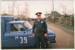 Вячеслав Николаевич Соловьев, инспектор ДПС, 9 мая 2000 г.