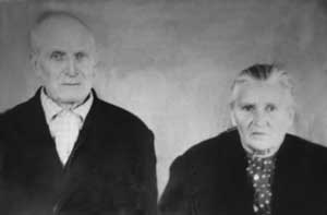 Кригер Андрей Яковлевич и Елизавета Иоанн - Яковлевна (фото 1960 года, из семейного архива Брух М.А.)
